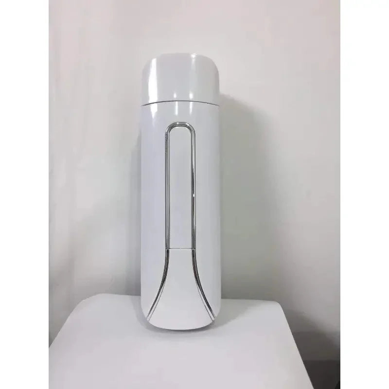 distributeur savon main blanc moderne adhésif minimaliste liquide salle bain poignée déclenchement