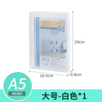 boîtes rangement transparentes pliables moderne poignées blanches stockage papier scrapbooking réutilisables organisateur respectueux environnement