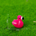 lot mini figurines animaux résine capybara grenouille axolotl flamant rose canard décoration maison jardin