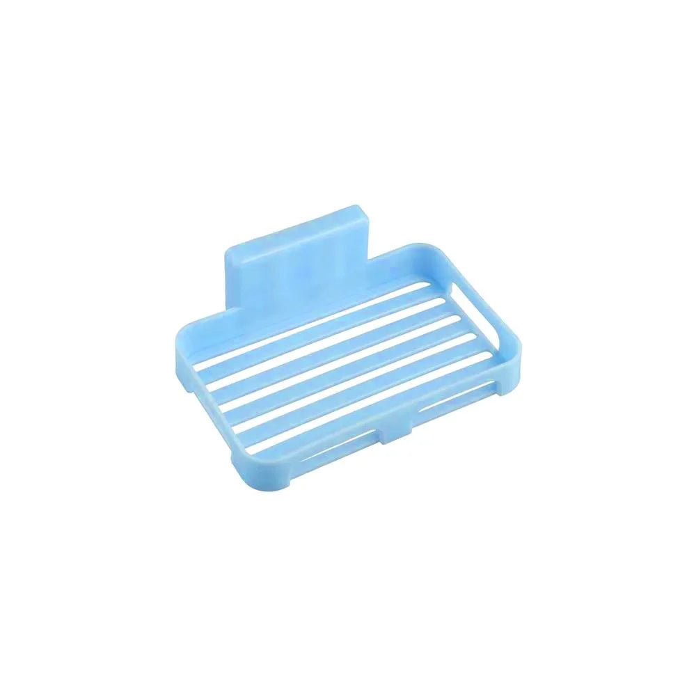 support savon acrylique blanc rose vert bleu drainage moderne empilable utilisation multiple adhésif fixe