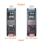 alimentation led 12v 24v 60w 100w 150w 200w 300w 400w noir moderne