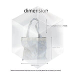 sac main gris clair rayures horizontales dentelle blanche moderne féminin polyestère poignéesversible capacité grande