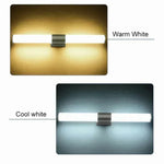 lampe murale led moderne blanc clips magnétiques éclairage salle bain 250mm 400mm 550mm aluminium
