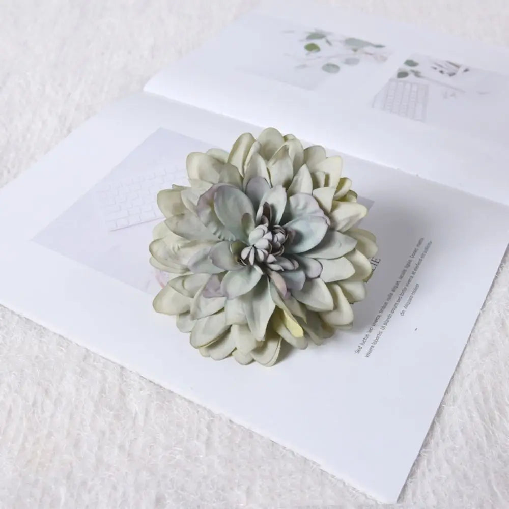fleur artificielle moderne clip métallique multicolore décoration intérieure ornement chambre bleu rose jaune verte