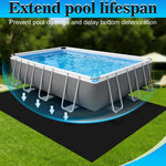 couvre piscine noir moderne adhésif protection piscine hors sol adulte résidence détente