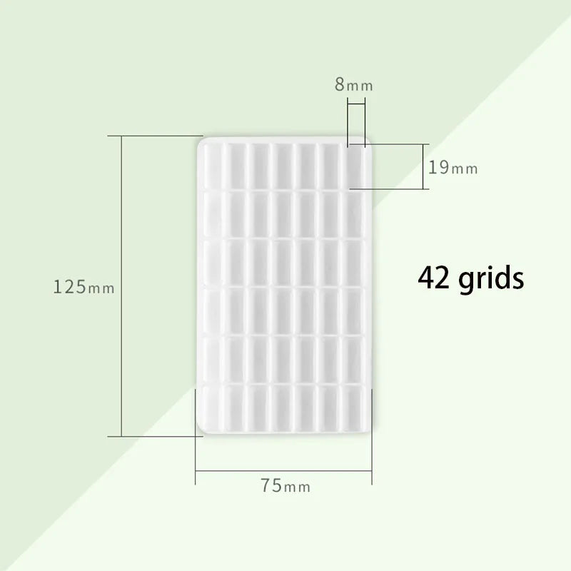 boîtes plastique bijoux blancs modernes 12 18 24 28 36 40 42 45 48