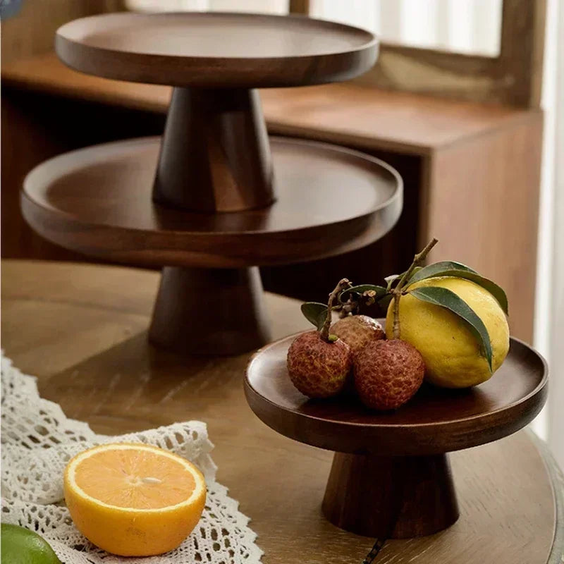 plateau fruits bois marron moderne petit moyen grand salon dining room