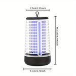 lampe tueuse moustiques rechargeable uv led portable grillage haute tension camping chambre