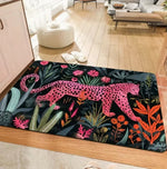 tapis sol moderne imprimé animaux chats hiboux multicolore résistant antibactéries antidérapant 30x50cm 40x60cm