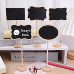 ardoise décorative pied bois texturée rectangulaire ovale cœur étoile maison fleur anniversaire mariage
