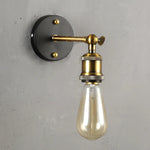 applique murale industrielle vintage noir doré verre opalin fixée mur ampoule filament