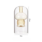diffuseur huiles essentielles moderne forme champignon transparent vert marron rose bleu