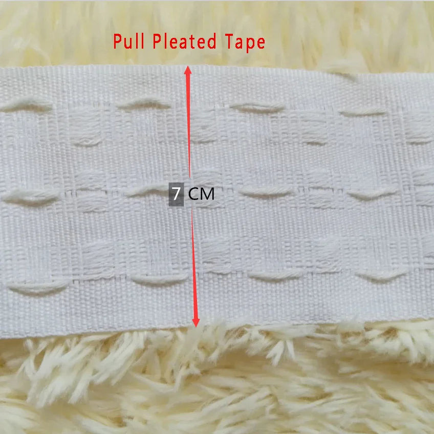 ruban adhésif rideaux blanc moderne 10m 14m 20m anneau boucle tape plissée
