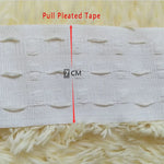 ruban adhésif rideaux blanc moderne 10m 14m 20m anneau boucle tape plissée