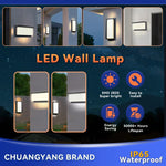 lampe murale led moderne ip65 étanche noir blanc 2492000lm 85265v