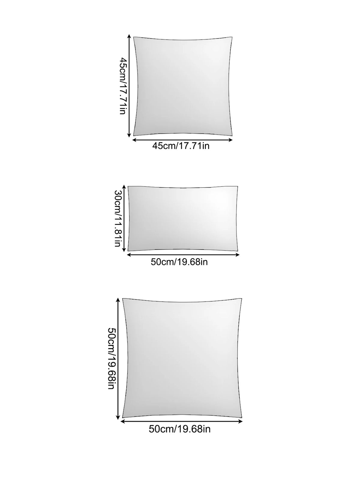 taie d'oreiller peluche blanche moderne non toxique respectueux environnement 30cm 50cm fixation