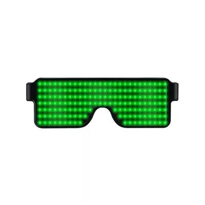 lunettes led rouges bleues vertes modernes technologiques occasion fête anniversaire mariage noël