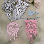 découpe papier fleur coeur rose texture ajourée artisanale scrapbooking diy album carte gaufrage