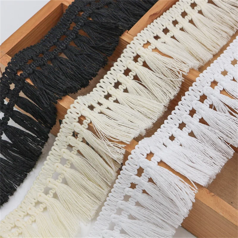 ruban macramé franges boho vert eau bleu marine orange noir blanc artisanal