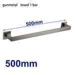 ensemble accessoires salle bain acier inoxydable gris moderne porte serviette savon brosse mural