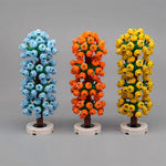 arbres miniatures créatifs fleurs colorées nature artificiels diy jouets enfants adultes