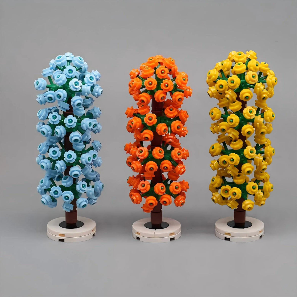 arbres miniatures créatifs fleurs colorées nature artificiels diy jouets enfants adultes