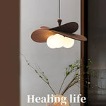 Lustre suspendu minimaliste nordique en raphia et rotin pour salon