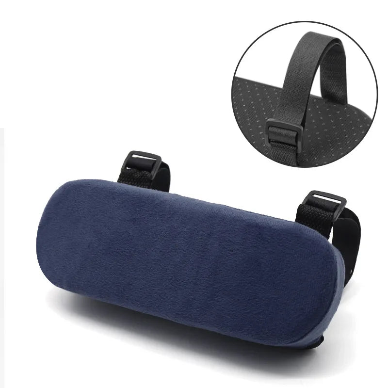 coussin soutien dos tissu noir mousse mémoire forme velcro confortable ergonomique gaming