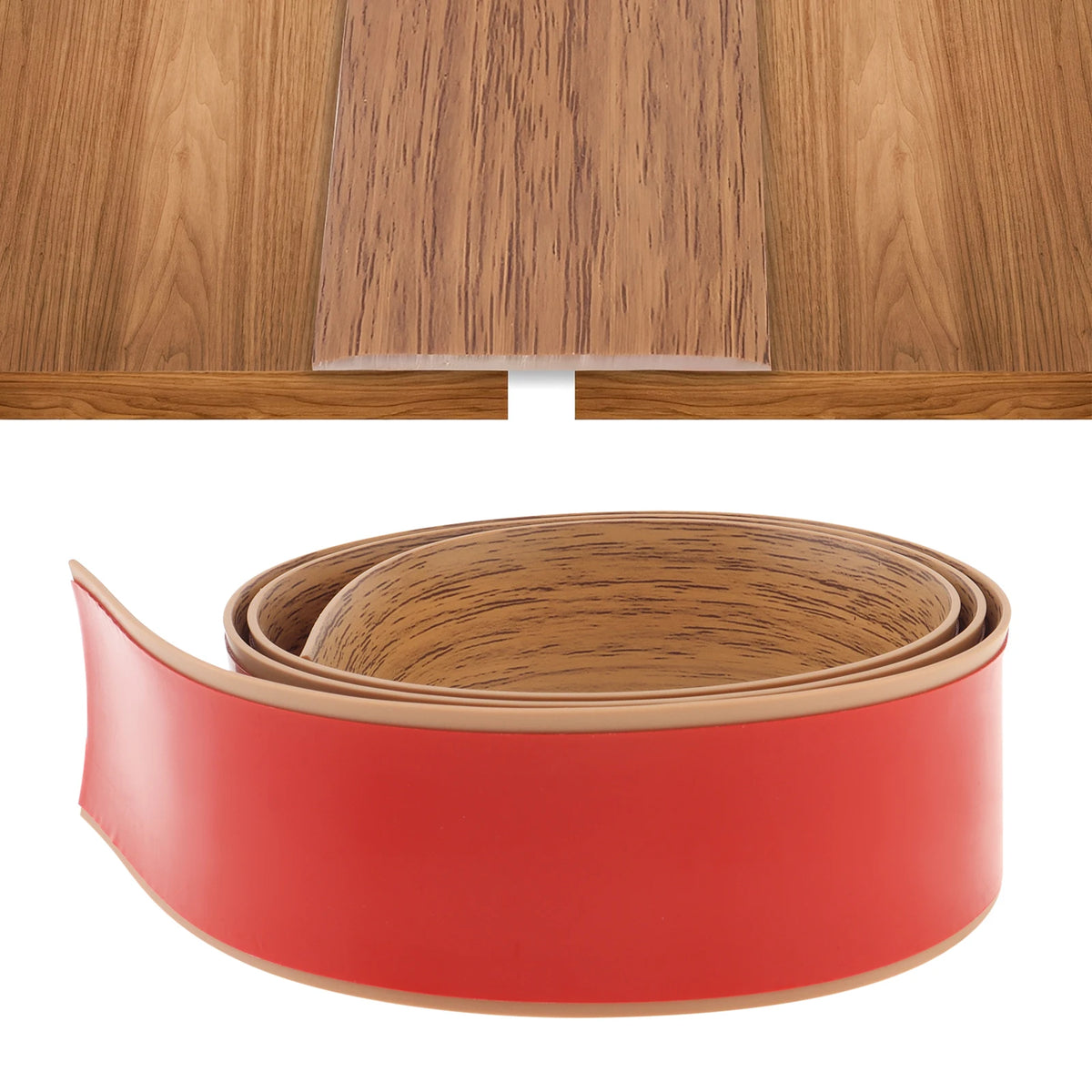 ruban protection plancher adhésif aspect bois moderne couleur rouge beige gris guide taille couteau