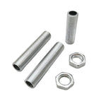 vis filetées argentées filetage régulier industriel 10 pièces M10 10mm 15mm 20mm 25mm 30mm
