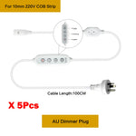 adaptateur led commutateur atténuation blanc moderne câble puissance 100cm prises eu uk us