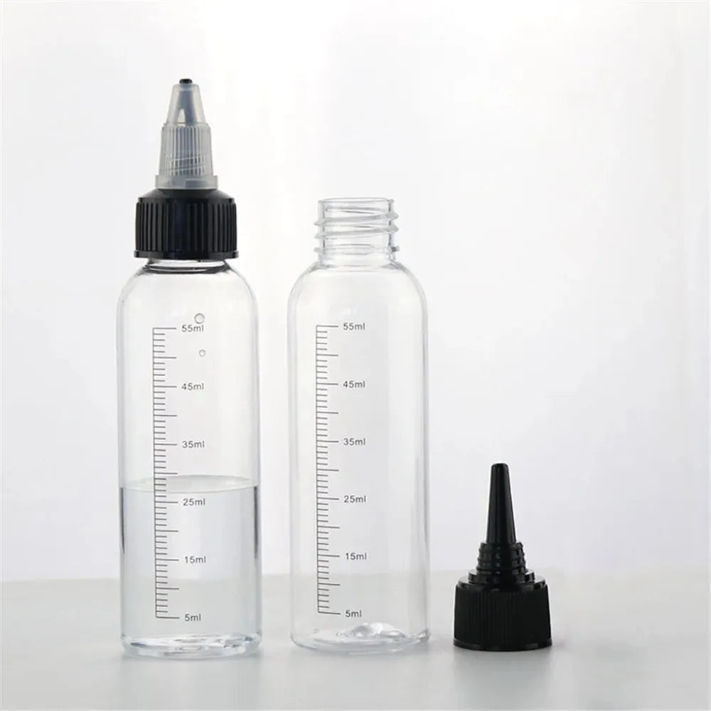 flacons dosser transparents modernes 30ml 60ml 100ml 120ml 250ml respectueux environnement aiguilles capsules