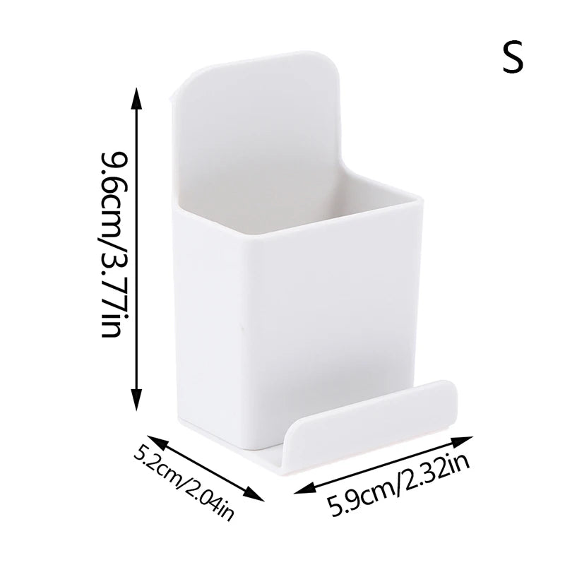 support télécommande blanc adhésif moderne minimaliste rangement télévision salle séjour