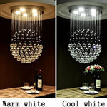 suspension lumineuse moderne élégante cristal filaments dorés salle bain lumière blanche froide 249 2000