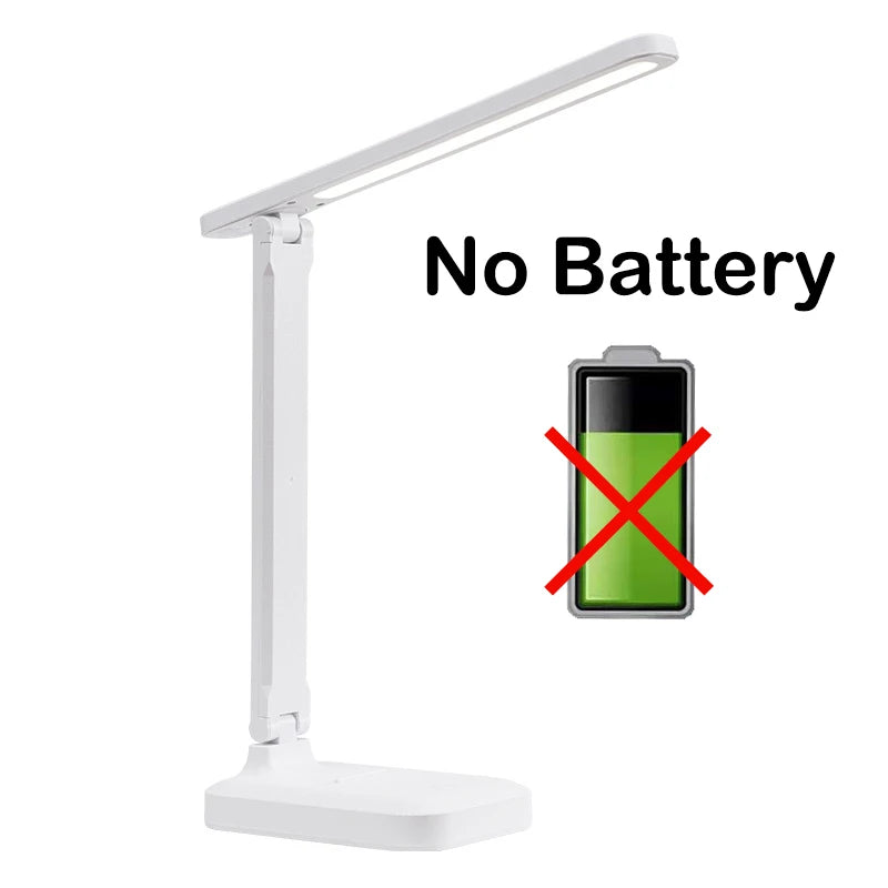 lampe pliable blanc moderne bras articulé led usb tactile étudiant lecture chambre