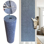 tapis grattage chats texture tissée adhésif beige moderne 40x300cm