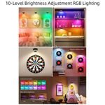 lampe murale led noire rechargeable sans fil adhésive télécommande câble usb moderne intangible économique
