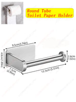 porte serviettes moderne porte papier toilette crochet mural adhésif noir argent minimaliste ensemble bain