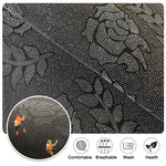 tapis sol gris blanc rayé antidérapant polyester flocage moderne minimaliste usage intérieur extérieur