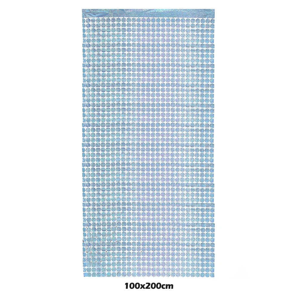 rideau paillettes rose doré argenté rouge moderne occasion fête anniversaire mariage transparent opacité