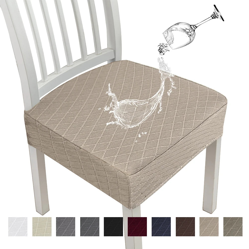 housse chaise gris quiltée moderne élastique polyéthylène usage extérieur intérieur