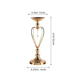 décoration mariage or élégante vase pied support fleur métal festive table