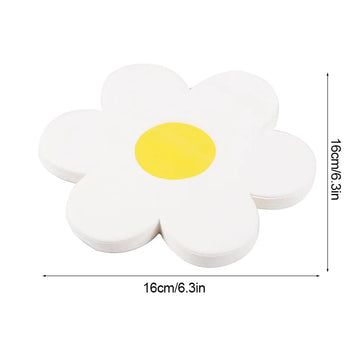 serviettes papier motif tropical festives anniversaire mariage fete cocotier fleurs glacées donuts