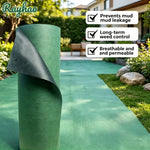 tapis protection sol jardin imperméable vert foncé noir paysagiste aménagement allée couverture plantes fleurs