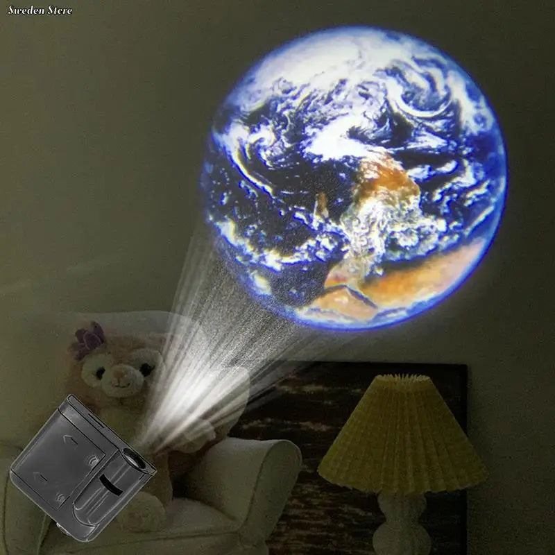 Lampe de projection planète ambiance chambre