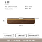 meuble bas tv moderne bois rangement 200cm largeur minimaliste déco