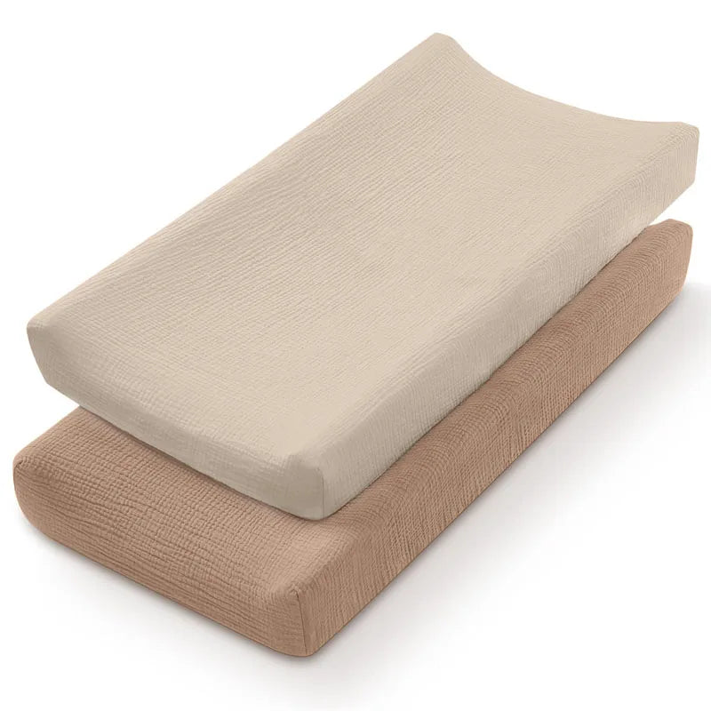 coussin changement bébé couverture tissu floral moderne doux rose beige
