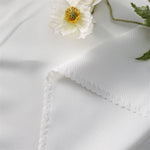serviettes table rouge bordeaux scalloped bordure coton polyester qualité supérieure classique lavables maison restaurant