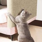 grattoir chats adhésif couleur gris moderne texture tissée taille 30x30cm 30x60cm