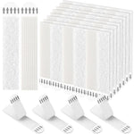 rubans adhésifs suspendre cadres blancs texture microfibre moderne sans clous facile 48 pièces